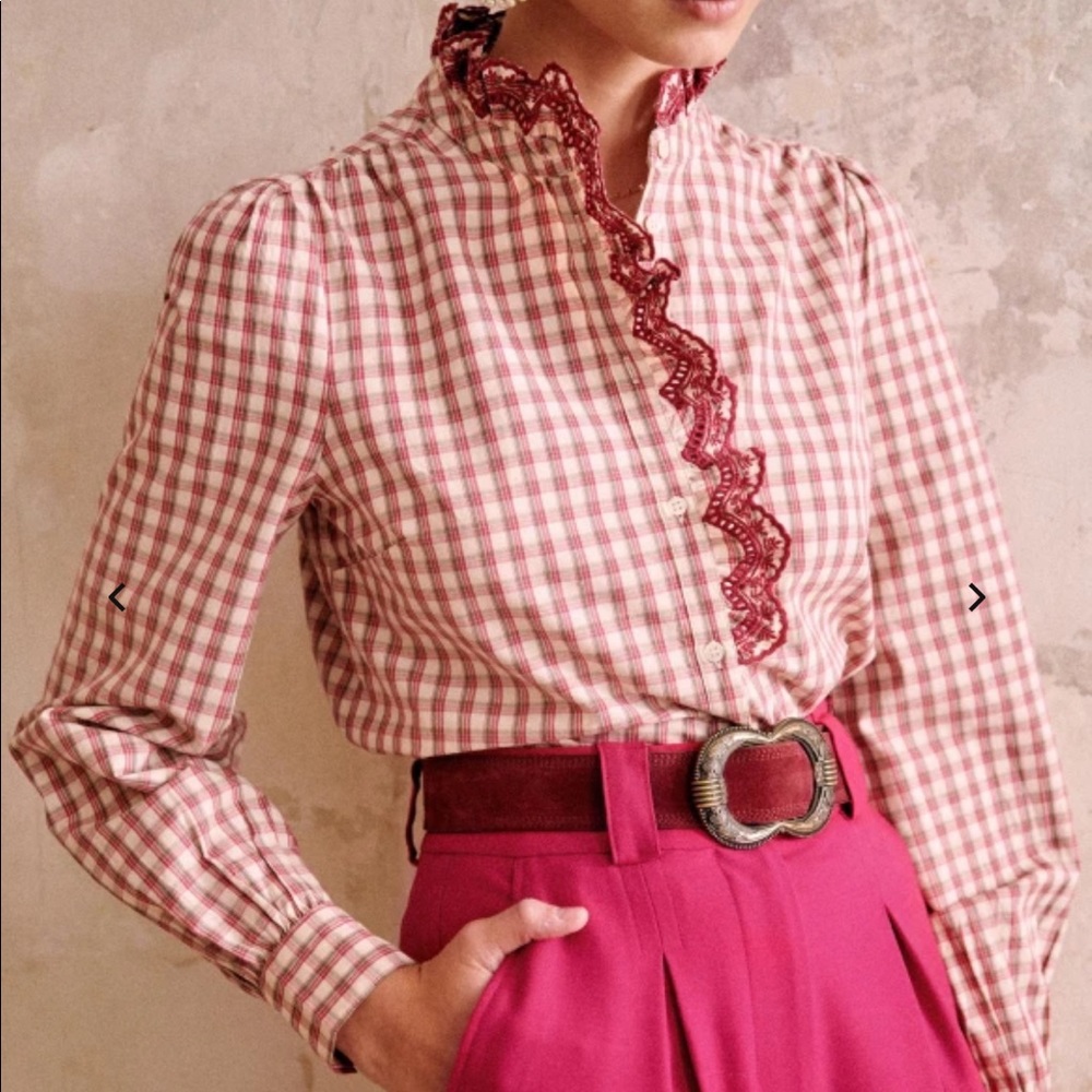 Sezane Chloe Blouse. 36